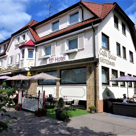 Hotel Conditorei Cafe Baier Schoemberg  エクステリア 写真